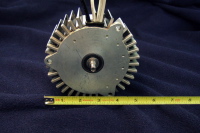 Motor case is approximately 5 inches diameter.