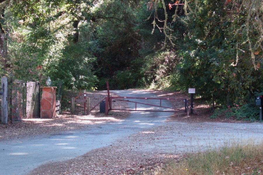 Smith Grade gate on Back Ranch Rd.