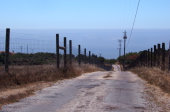 Looking down the middle part of Back Ranch Rd.