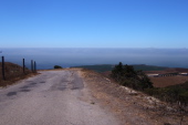 Descending to the lower part of Back Ranch Rd.