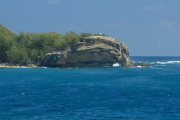 Cliff at Shipwreck Point from Makahuena Point
