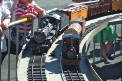Miniature steam trains