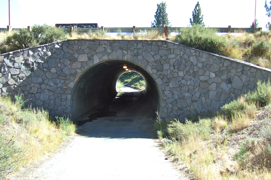 Bike Path tunnel underneath Main Street
