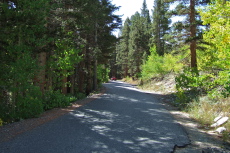 The uppermost mile of the road is single-lane.