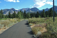 Sierra Crest near Bloody Mountain, from the Mammoth Lakes bike path