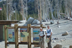 David and Bill at the end of the hike