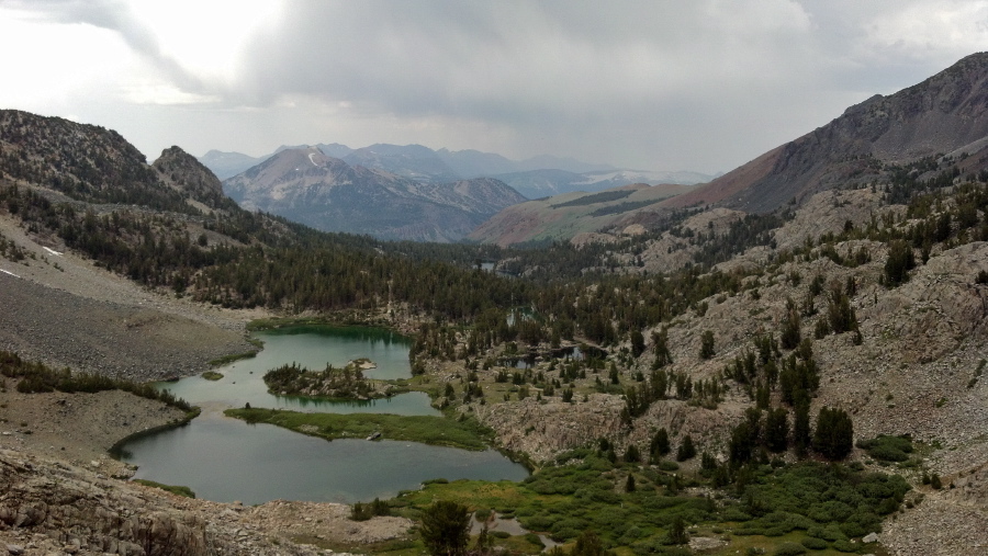 Barney Lake from Duck Pass