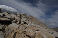 View of the summit of Mammoth Peak