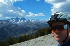 View of the Ritter Range from San Joaquin Ridge.