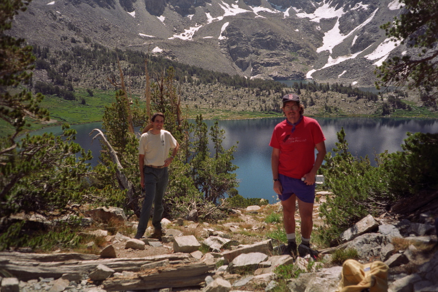 Bill and Marc Regelbrugge at view of Duck Lake