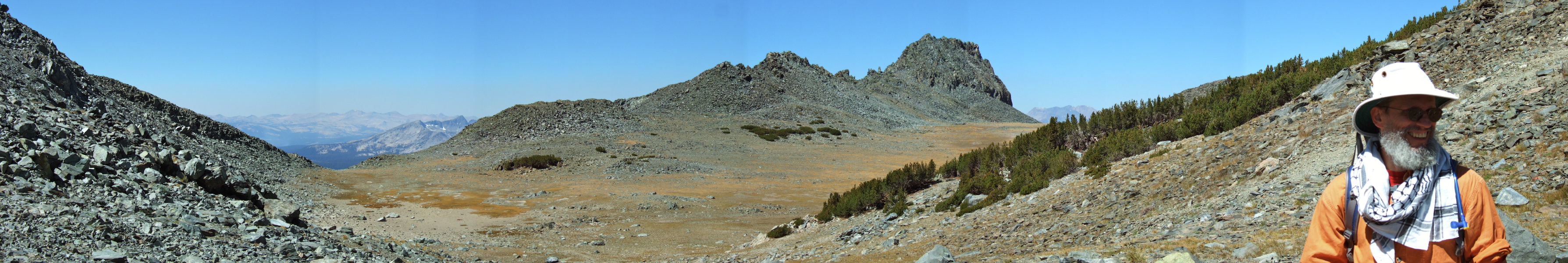 Panorama of high plateau