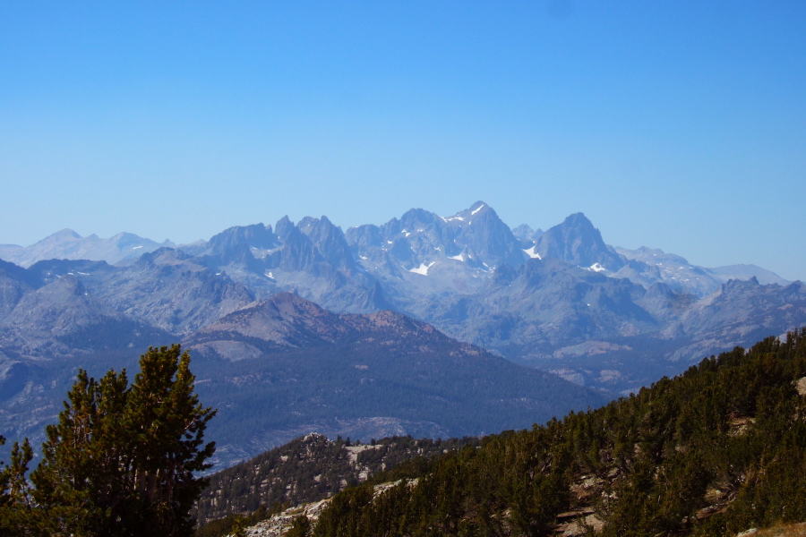 Finally.  We're within view of the Ritter Range.