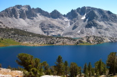 Duck Lake (foreground) and Pika Lake behind.