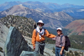 Frank and Stella at Barney Lake viewpoint (2)