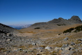 View of Plateau on Mammoth Crest from Deer Pass.