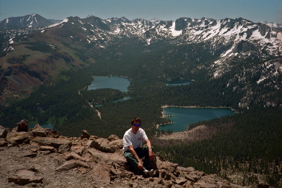 The Mammoth Lakes and Mammoth Crest from Mammoth Mountain