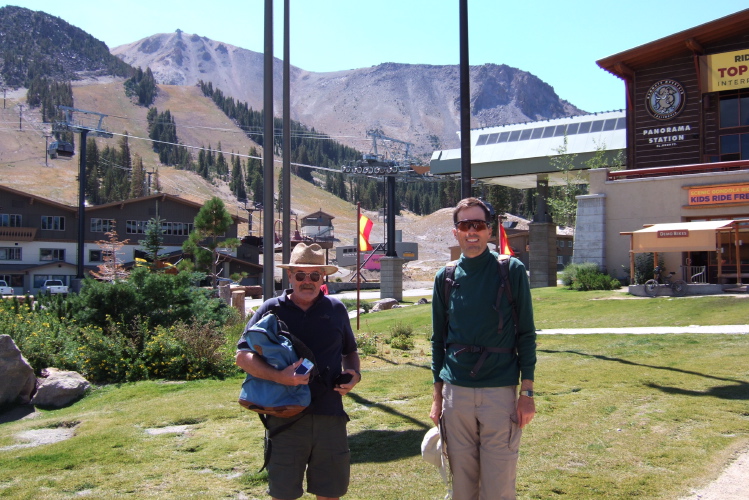 Ron and Bill at the station at the bottom.