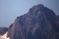 Banner Peak (12,945ft) and Ritter-Banner chute (at left).