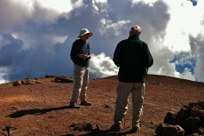 Bill and David on the summit of Pu'u Wekiu (13796ft)
