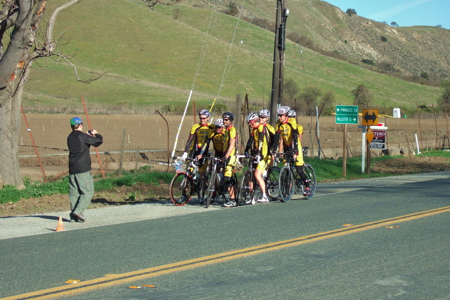 Dan takes a photo of ill-fated Team SCCC.