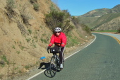 Valerie Maurer rides behind her team.