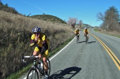 Team SCCC rides south of Bitterwater.