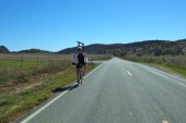 Francis Dickerson descends gradually through Dry Lake Valley.