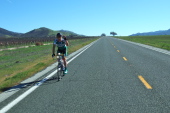 Barry Burr on the final few miles of Airline Highway.