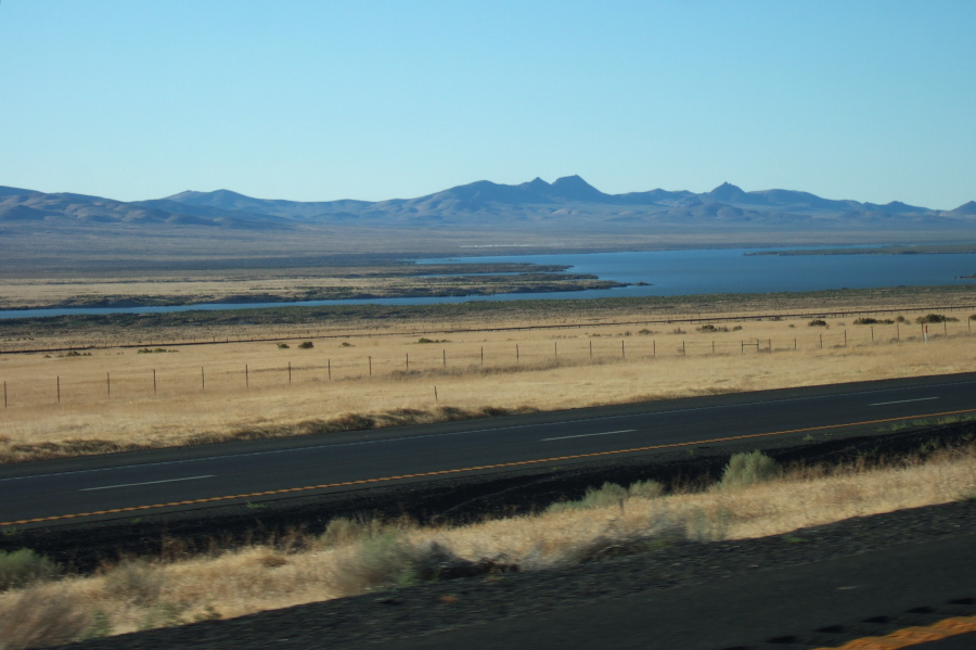 Passing the Pitt Taylor Reservoir