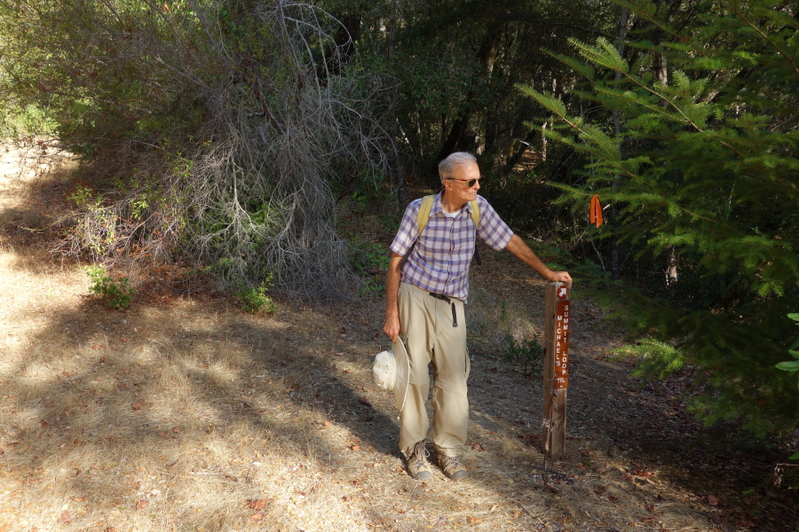 David at the end of Michael's Summit Loop trail