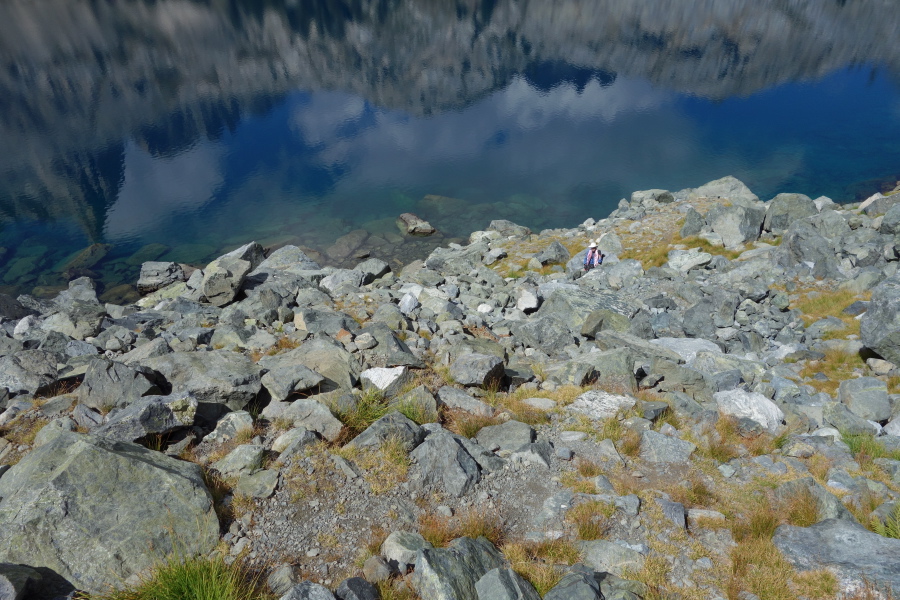 Frank in the talus below