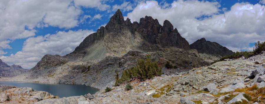 Volcanic Ridge Panorama from Cecile Lake