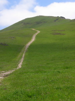 Foot trail to Mission Peak (2060ft)