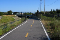 San Tomas Aquinas Creek bike path @ US-101 (30ft)