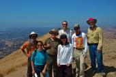 Group photo at the summit of Mission Peak.