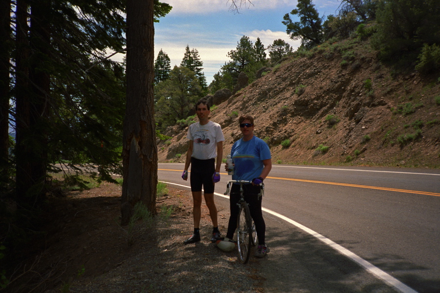 Bill and Chris on Monitor Pass (east)