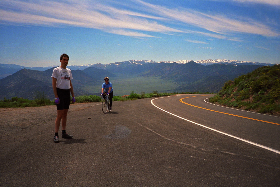 Bill and Chris on Monitor Pass (east)