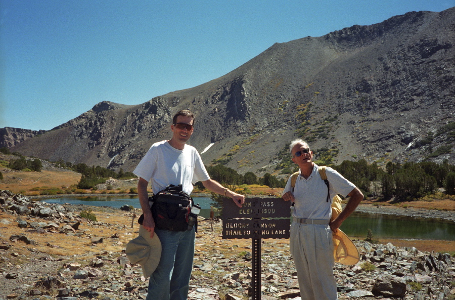 Bill and David at Mono Pass (10599ft)