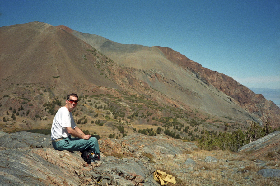 Bill resting above Mono Pass