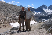 Bill and David at Mono Pass (12,080ft)