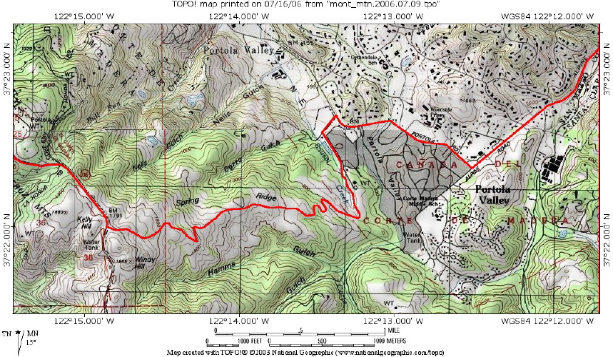 Spring Ridge Detail Map