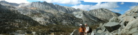 Frank and David at Morgan Pass (11100ft), Panorama 1.