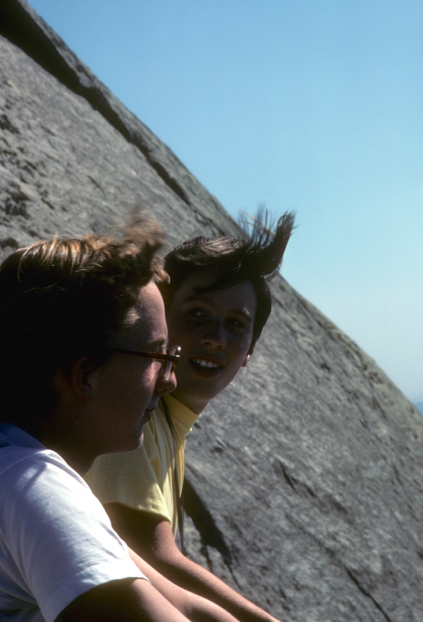 Jim and Bill on the trail up Moro Rock