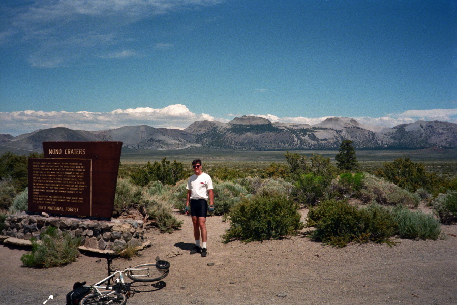 Derek at Mono Craters Viewpoint