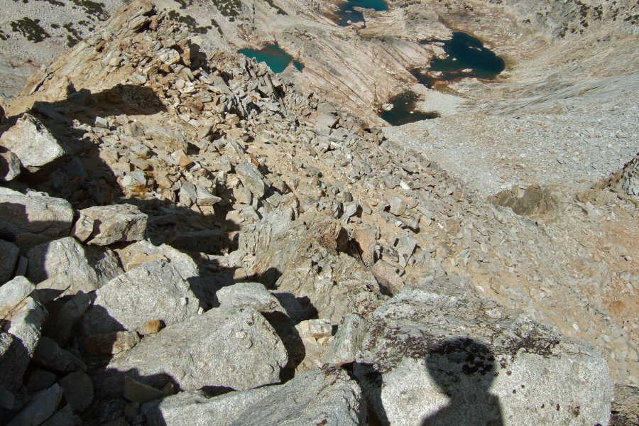 Top of East Ridge Descent Route from Mt. Conness