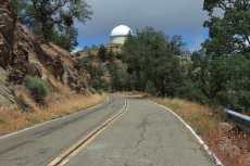 The dome of the Lick Refractor atop Mt. Hamilton