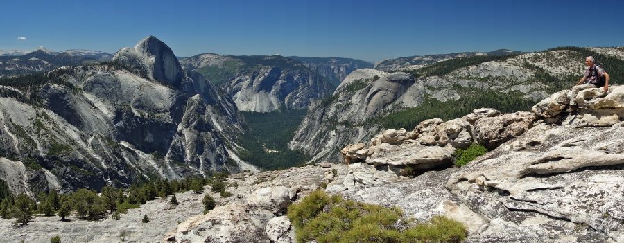 Panorama from Mount Watkins, south summit