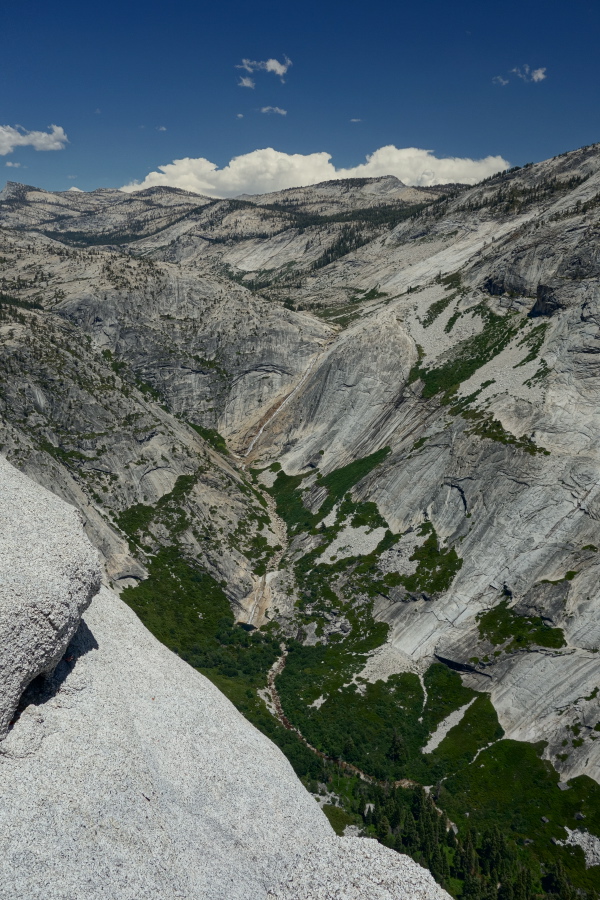 View into Middle Tenaya Canyon