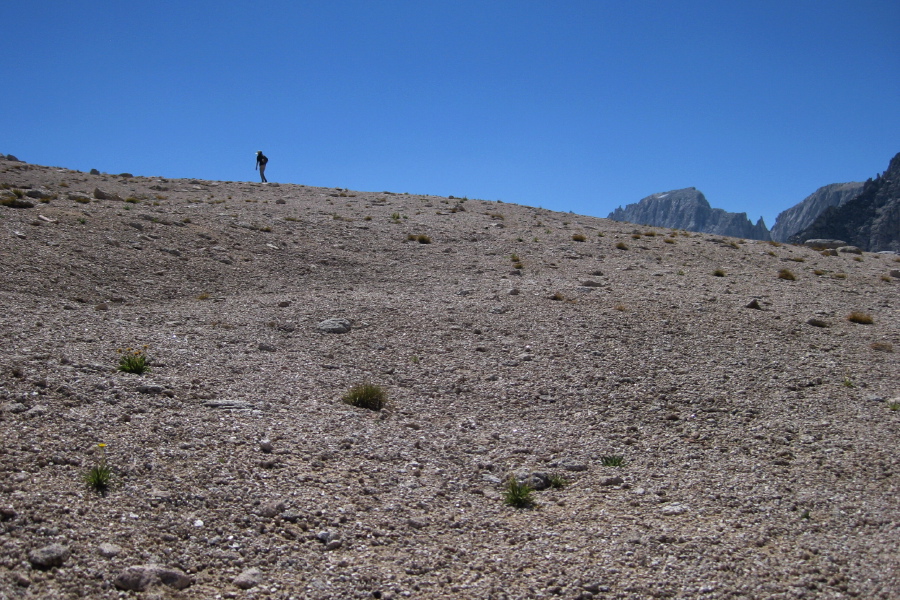 Bill presses on up to the viewspot.