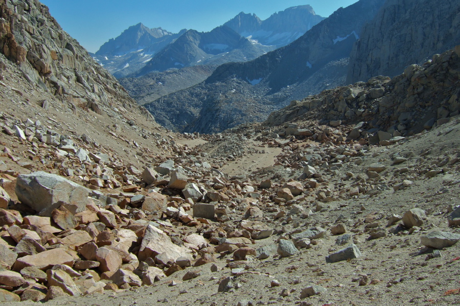 View south from Mono Pass